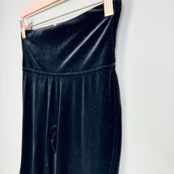 SPANX | Black Velvet Leggings High Waist Full Length Women’s Size Small - Picture 4 of 9